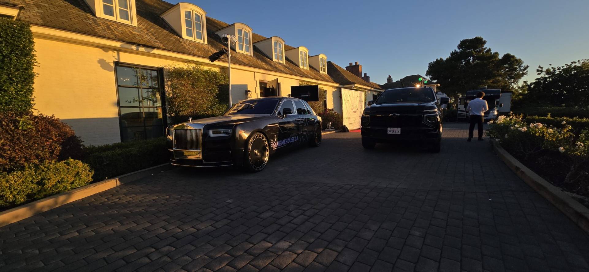 rolls royce at networking event run by palm coast co